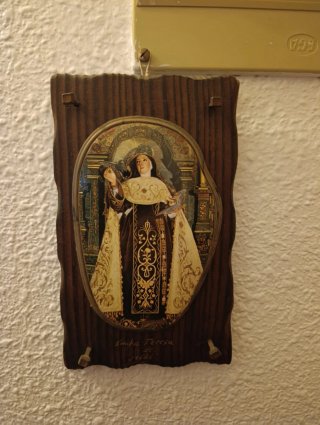 Placa Religiosa Santa Teresa de Jesús