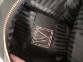 Mini Mochila Victoria's Secret Negra Cadena Dorada