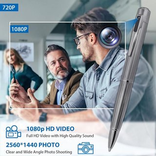 Cámaras Espía Oculta Mini HD 1080P 64GB Bolígrafo