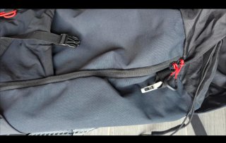 Mochila Trekking Quechua MH500 Negra Naranja