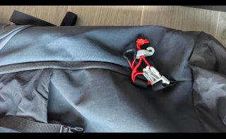 Mochila Trekking Quechua MH500 Negra Naranja
