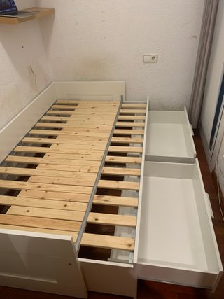 Cama individual Ikea con diván