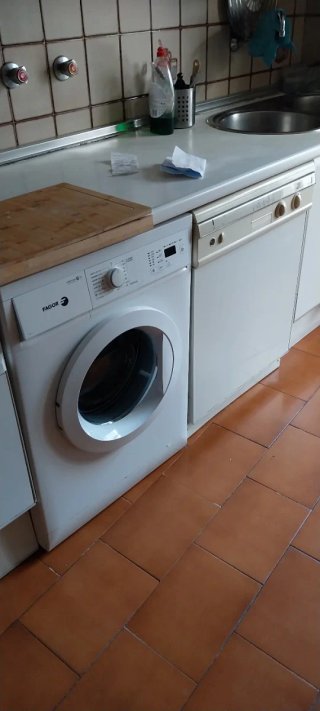 Lavavajillas, horno con vitro + campana