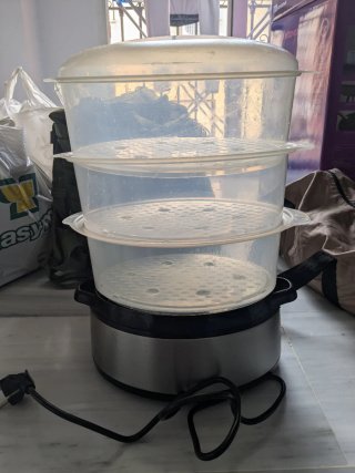 Vaporera electrónica de 3 niveles