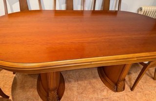 Mesa de comedor extensible madera no se a usado