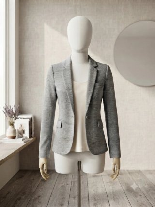 Chaqueta Zara Gris