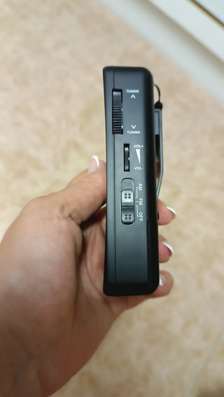 Radio Portátil PRUNUS J-166 AM/FM Negra