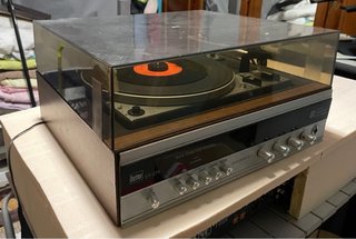 Tocadiscos Bettor Plata y Marrón