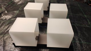Lámparas Cubo G9 (Set de 4 lámparas)