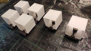 Lámparas Cubo G9 (Set de 4 lámparas)