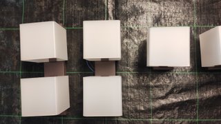 Lámparas Cubo G9 (Set de 4 lámparas)