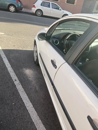 Coche blanco 5 puertas