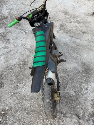 Moto Enduro/125 Motocross Negra y Verde