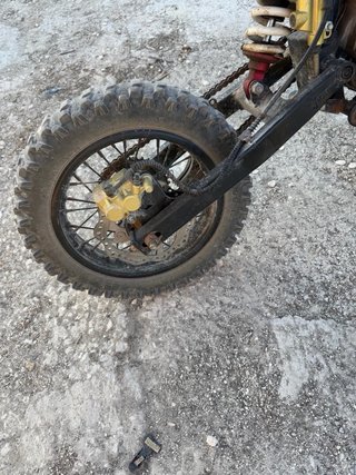 Moto Enduro/125 Motocross Negra y Verde