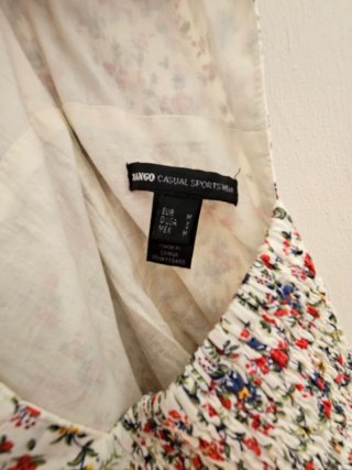 Vestido floral Mango talla M