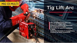 Soldadora multiprocesos “MIG Stayer 131 Multi”