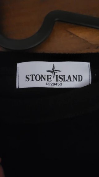 Jersey Stone Island Negro Talla M