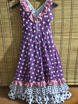 Traje de flamenca gitana para 2 año 3años y 8aprox