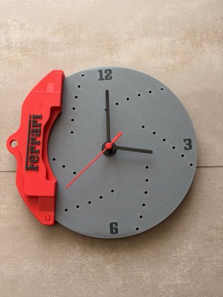 Orologio da parete Ferrari freno a disco