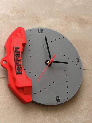 Orologio da parete Ferrari freno a disco