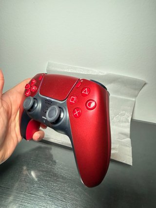 Mando PS5 Rojo Metálico