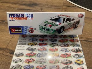 Metal kit Bburago Ferrari 348 TB Challenge 1994