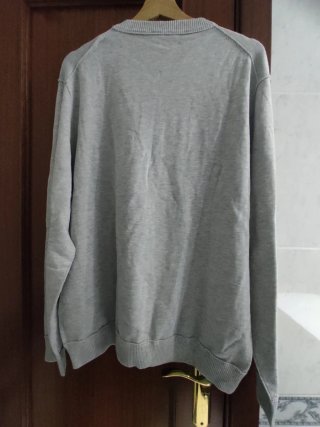 Jersey Pedro del Hierro logo grande gris L