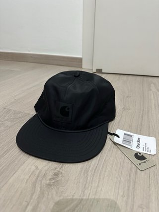 Gorra Carhartt Negra Plana