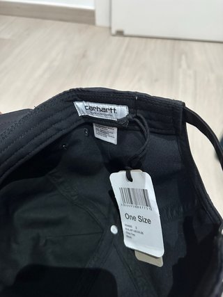Gorra Carhartt Negra Plana