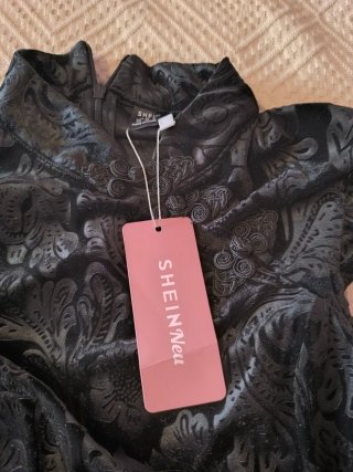 Vestido chino negro Shein nuevo