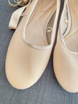 Bailarinas Zara rosas con lazos
