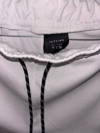 Pantalón Cargo Chándal Blanco Talla S