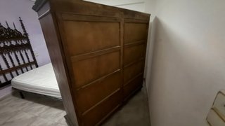 Dormitorio antiguo madera maciza estilo castellano