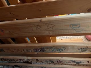 Litera madera maciza + escalera