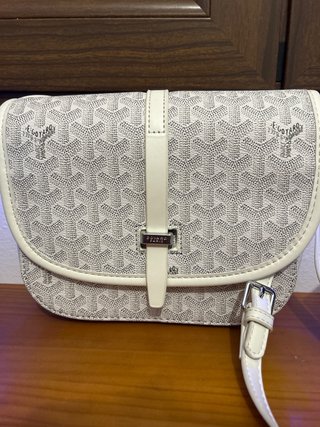 Bandolera Goyard Blanca