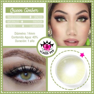 NUEVAS Lentillas Queen Amber Verdes