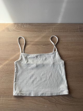 Top tirantes finos blanco