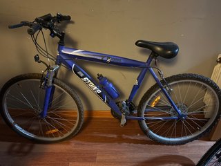 Bicicleta Azul Big Strike