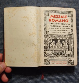 Messale Quotidiano Antico 1936