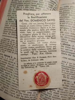 Messale Quotidiano Antico 1936