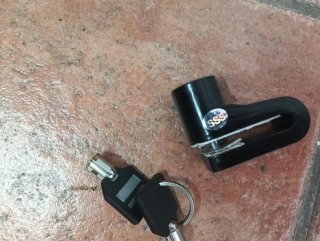 Candado para pinza de freno + 2 llaves