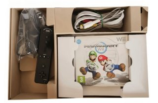 Nintendo Wii Mario Kart Pack Negro