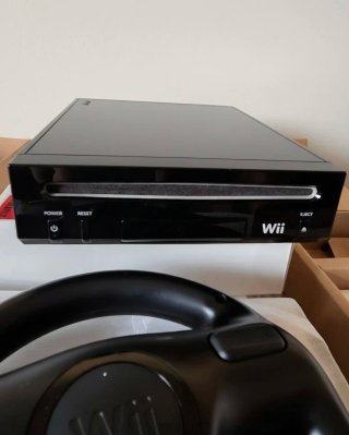 Nintendo Wii Mario Kart Pack Negro