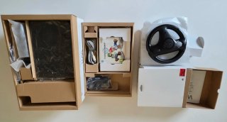 Nintendo Wii Mario Kart Pack Negro