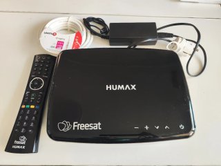 Receptor Humax Freesat HD + Mando + Adaptador