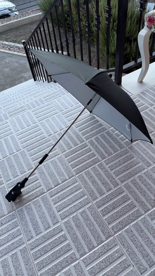 Sombrilla Universal Silla Carrito Bebé Negra