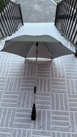 Sombrilla Universal Silla Carrito Bebé Negra