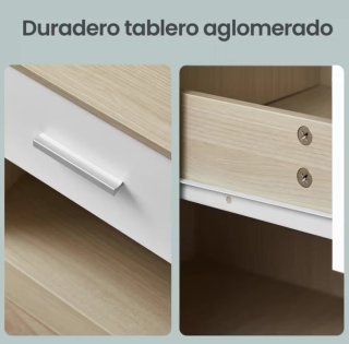 NUEVAS! LOTE 2 mesitas de noche estilo nórdico