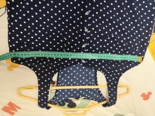 Blusa de lunares azul