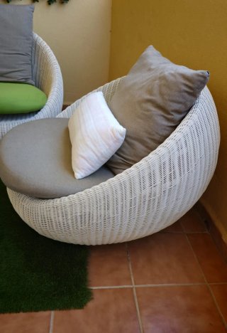 Conjunto de asientos de exterior + Mesa(Chill Out)